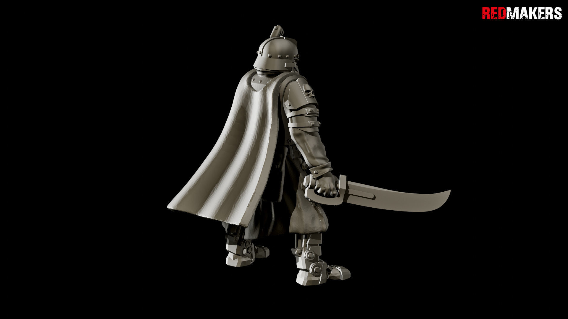 Lieutenant Death squad of Imperial force 3D print model_24