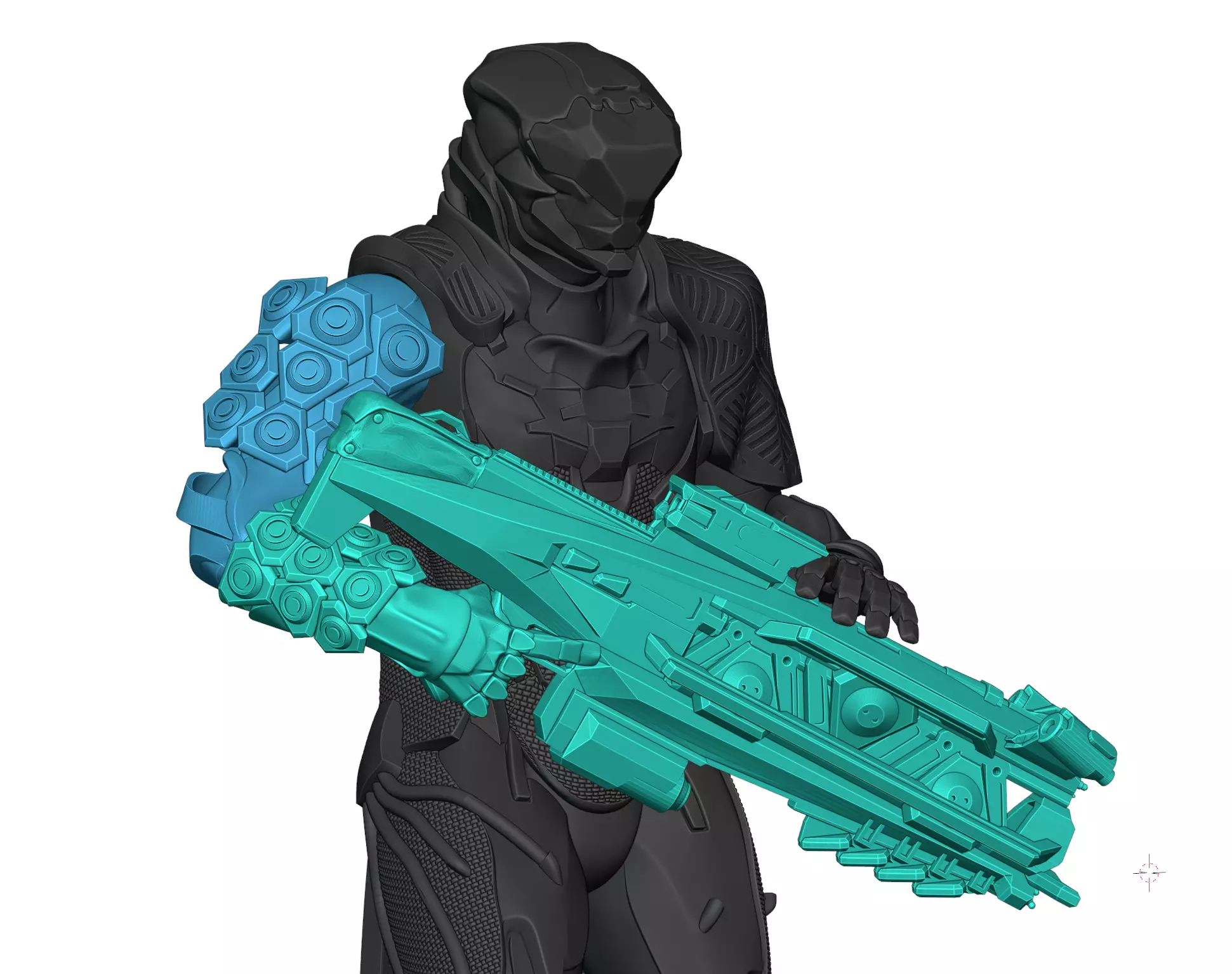 Anthem Flashfire Volt Caster and Storm Javelin Arm 3D print model_0