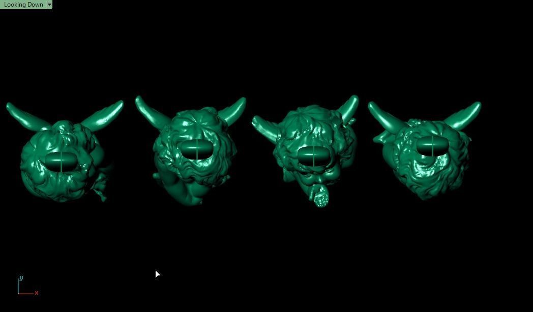 4 Angel four figurines 3D print model_2