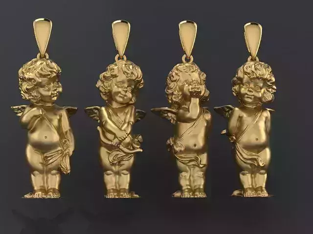 4 Angel four figurines