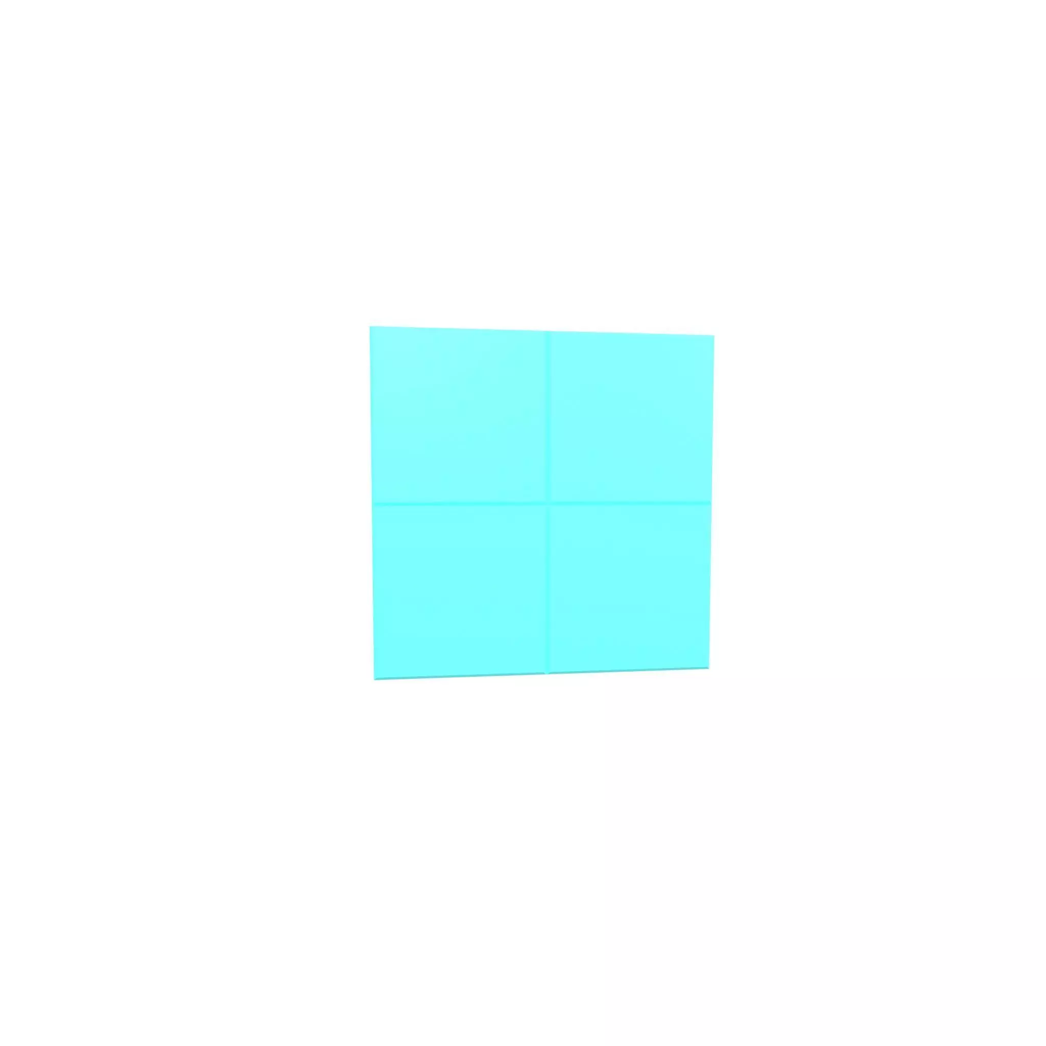 Tetris Block v1 002 Low-poly 3D model_0