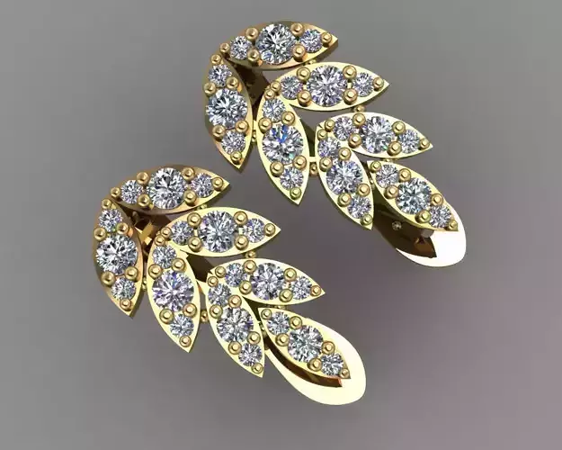 Y-125 diamond earring