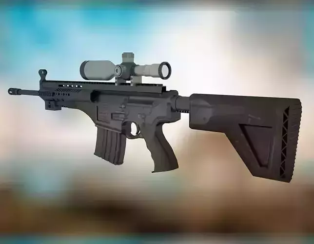 Mpt-76 Rifle Free 3D model