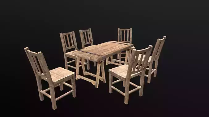 Chair and Tables