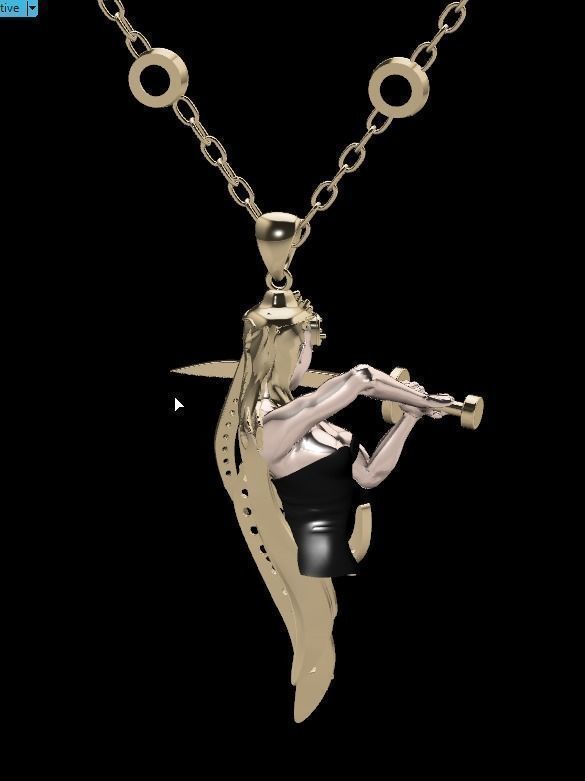 Leyenda necklace 3D print model_14