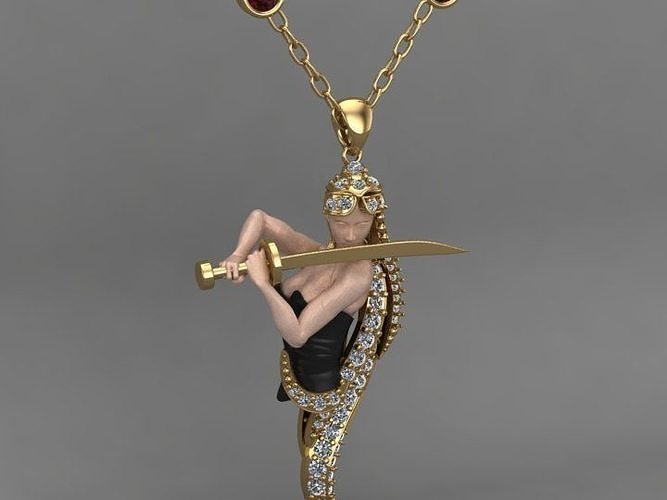 Leyenda necklace 3D print model