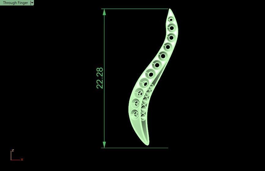 Leyenda necklace 3D print model_15