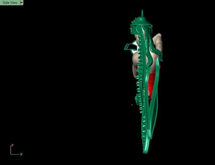 Leyenda necklace 3D print model_12