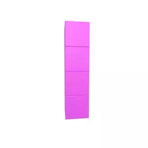Tetris Block v2 1 005 Low-poly 3D model