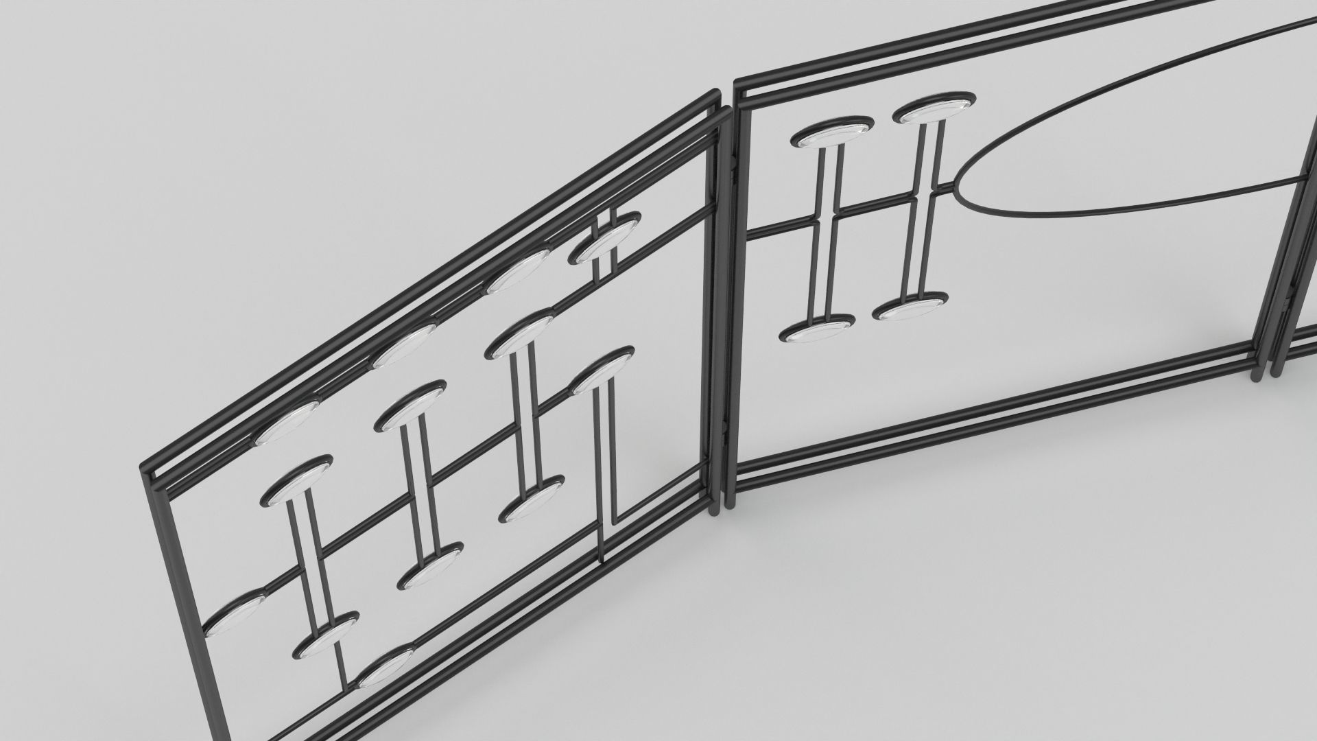 Fireplace Panel 02 Screen 3D model_2