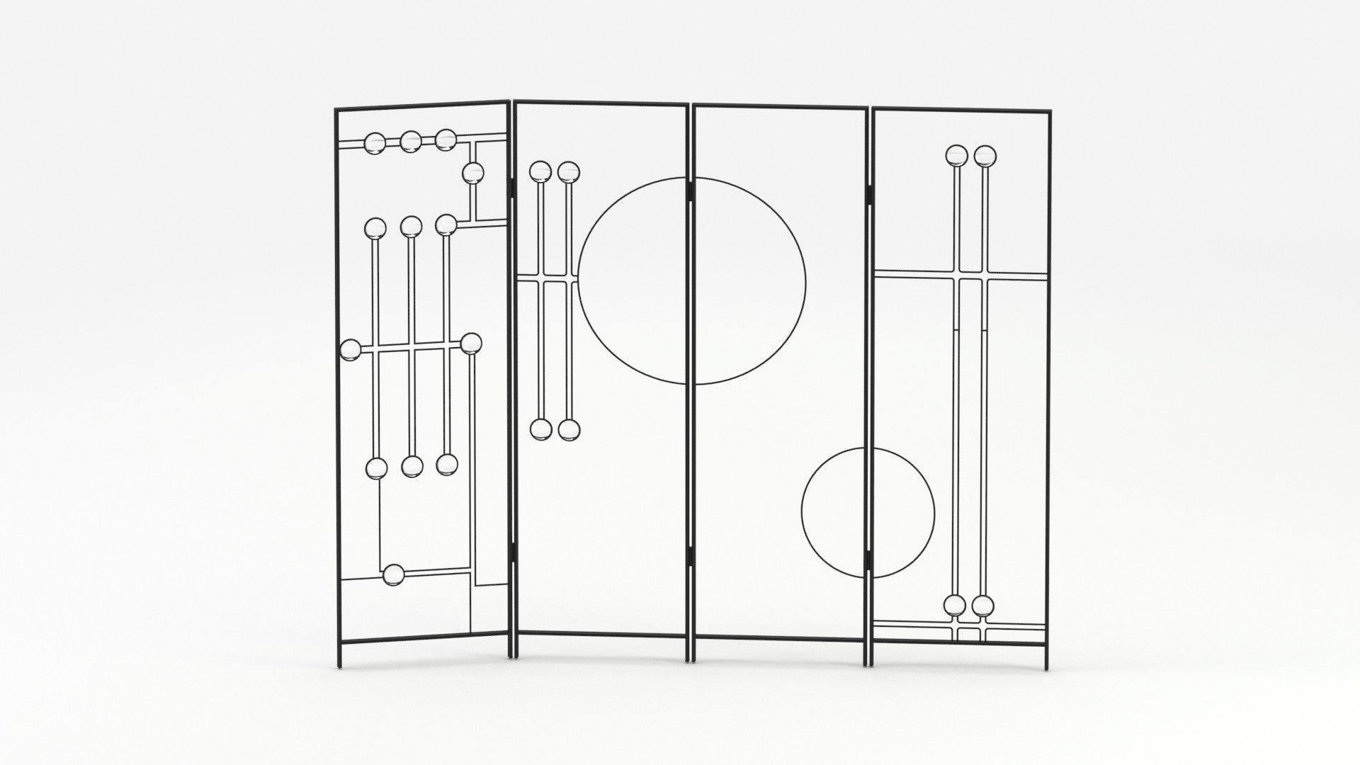 Fireplace Panel 02 Screen 3D model_15