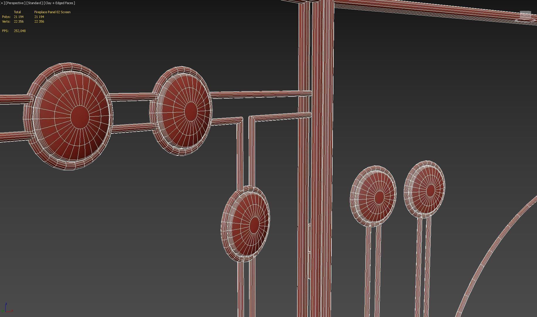 Fireplace Panel 02 Screen 3D model_18