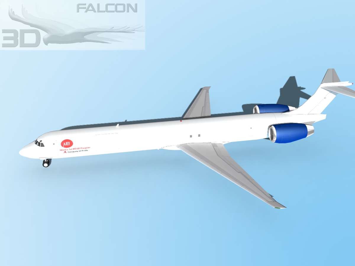 Falcon3D MD-80 AEI Cargo 3D model_10