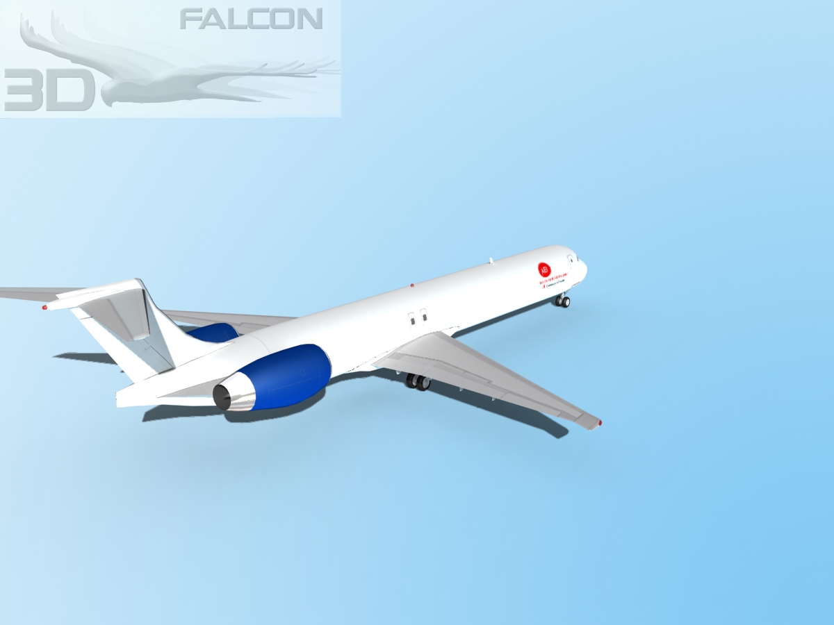 Falcon3D MD-80 AEI Cargo 3D model_5