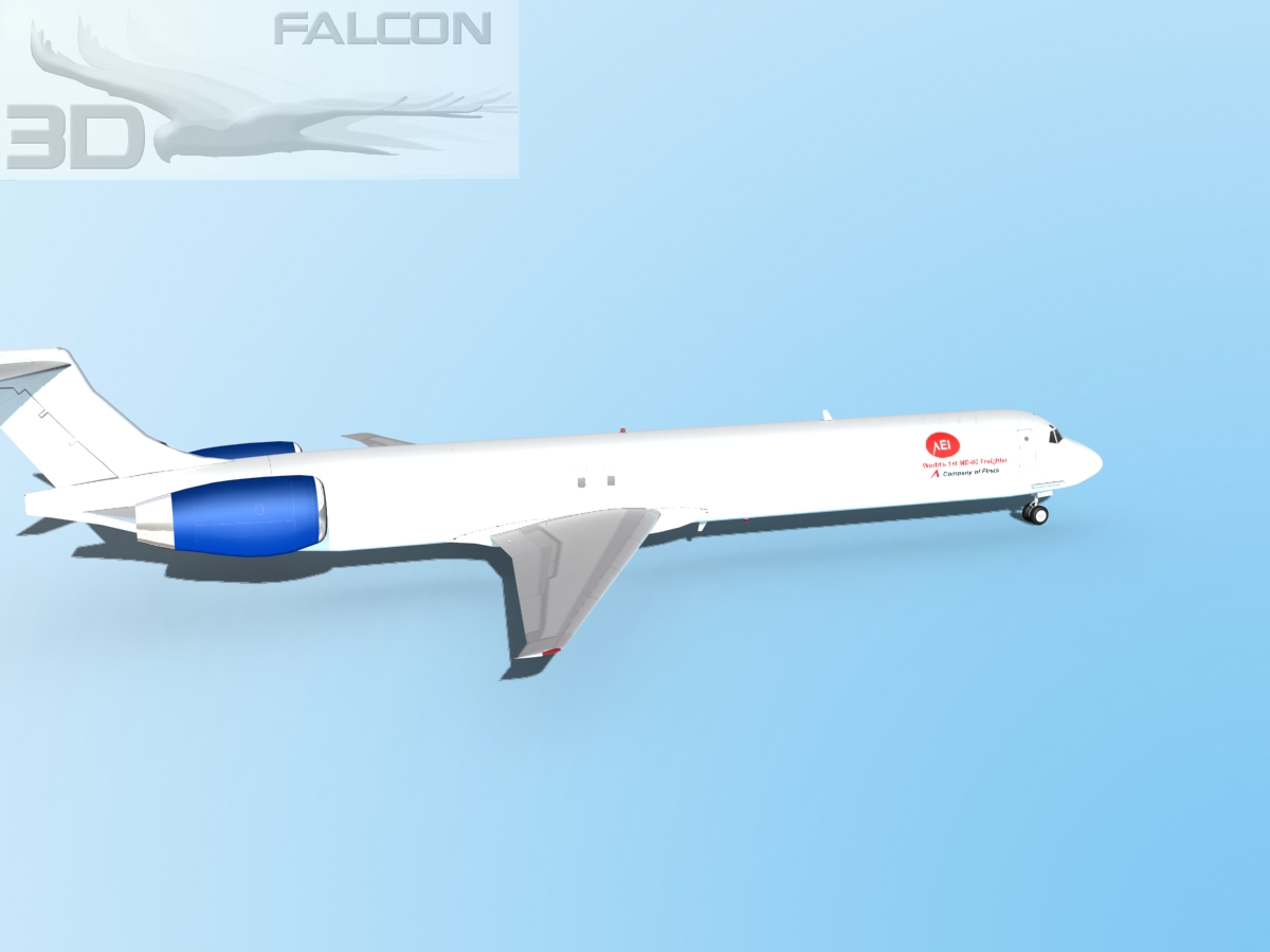 Falcon3D MD-80 AEI Cargo 3D model_6