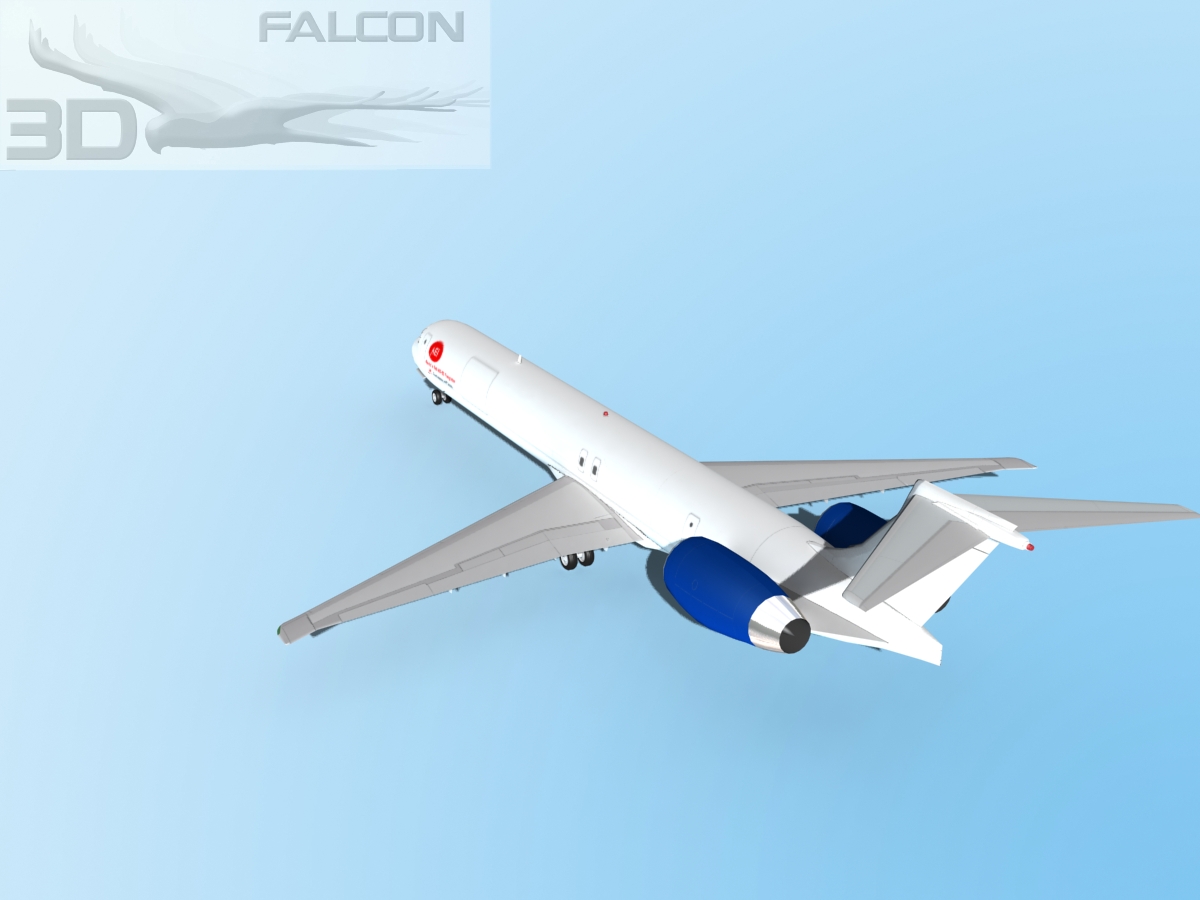 Falcon3D MD-80 AEI Cargo 3D model_7