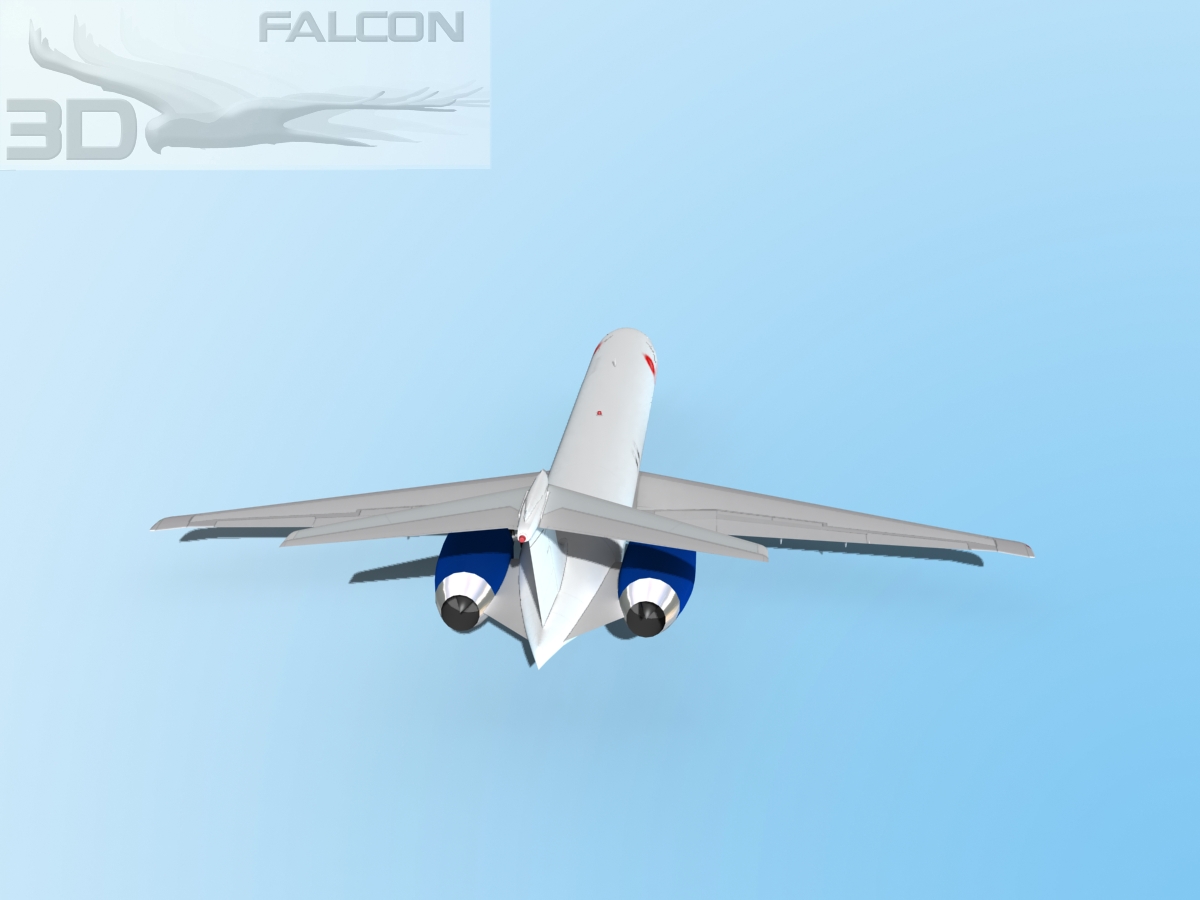 Falcon3D MD-80 AEI Cargo 3D model_9