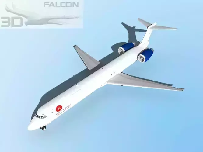 Falcon3D MD-80 AEI Cargo 3D model
