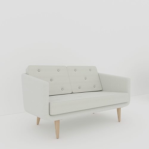 NO 1 SOFA SEATER 3D model