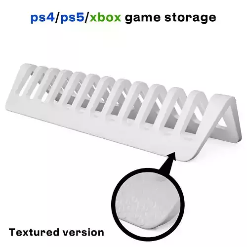 Ps5 Game cases storage 3D print model