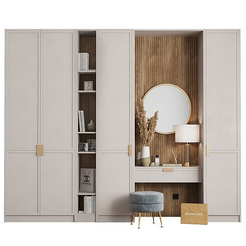 West Elm Hallway Composition 3D model