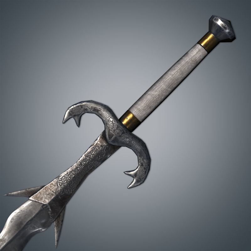 Medieval Swords Pack Low-poly 3D model_2