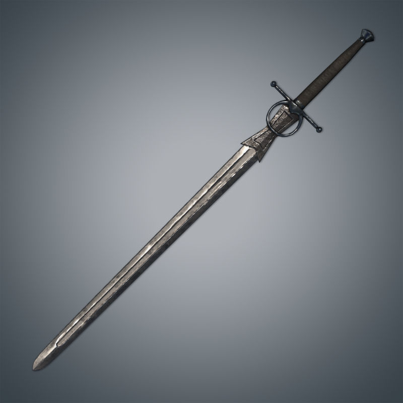 Medieval Swords Pack Low-poly 3D model_20