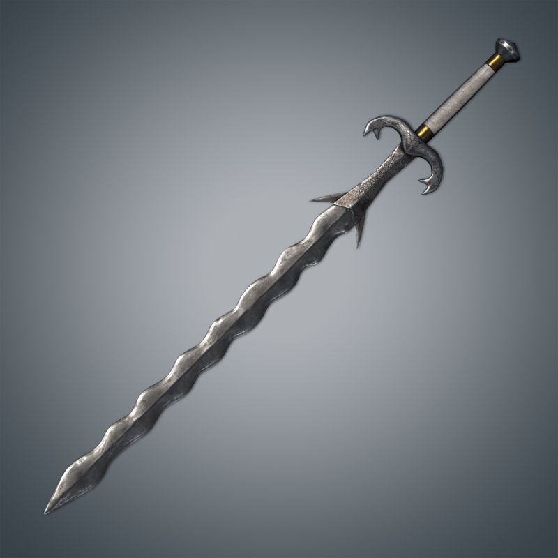 Medieval Swords Pack Low-poly 3D model_1