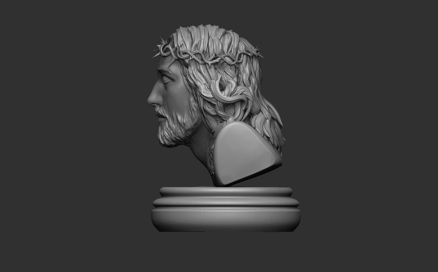 Jesus Christ  Zbrush model 3D model_11