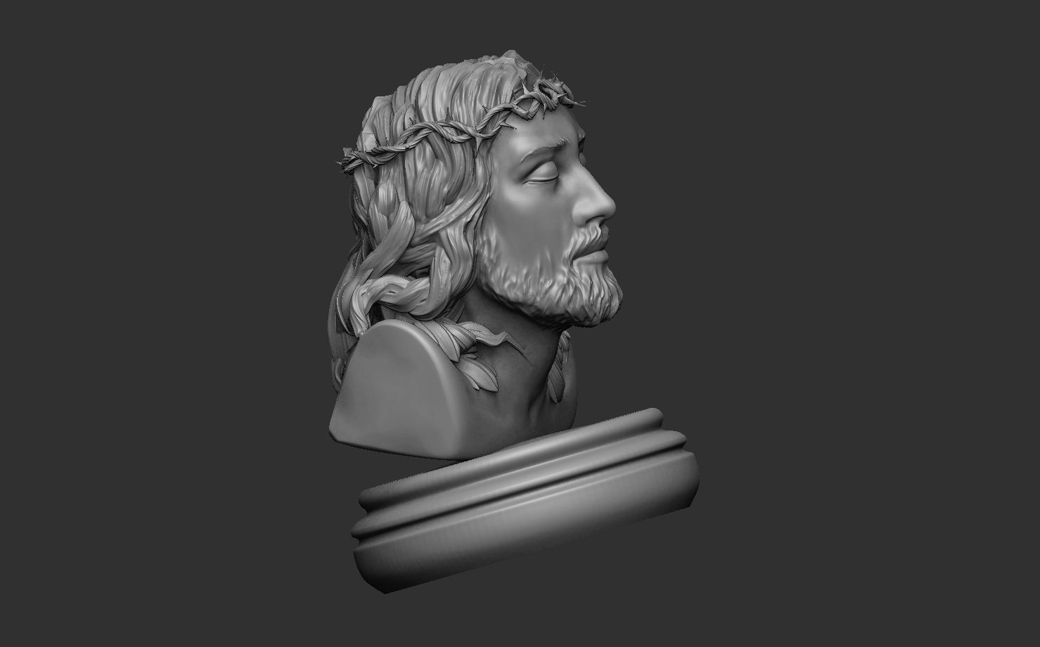 Jesus Christ  Zbrush model 3D model_9