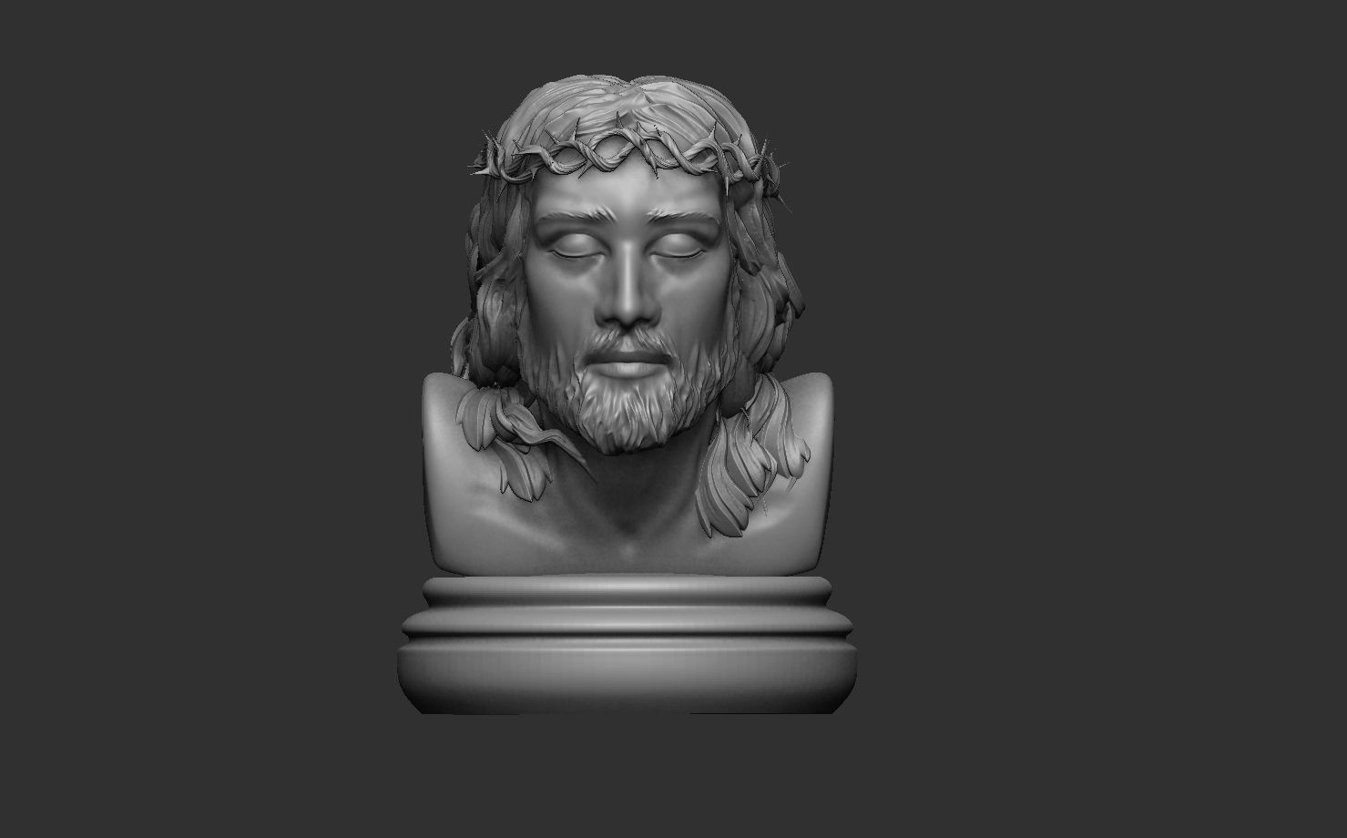Jesus Christ  Zbrush model 3D model_10