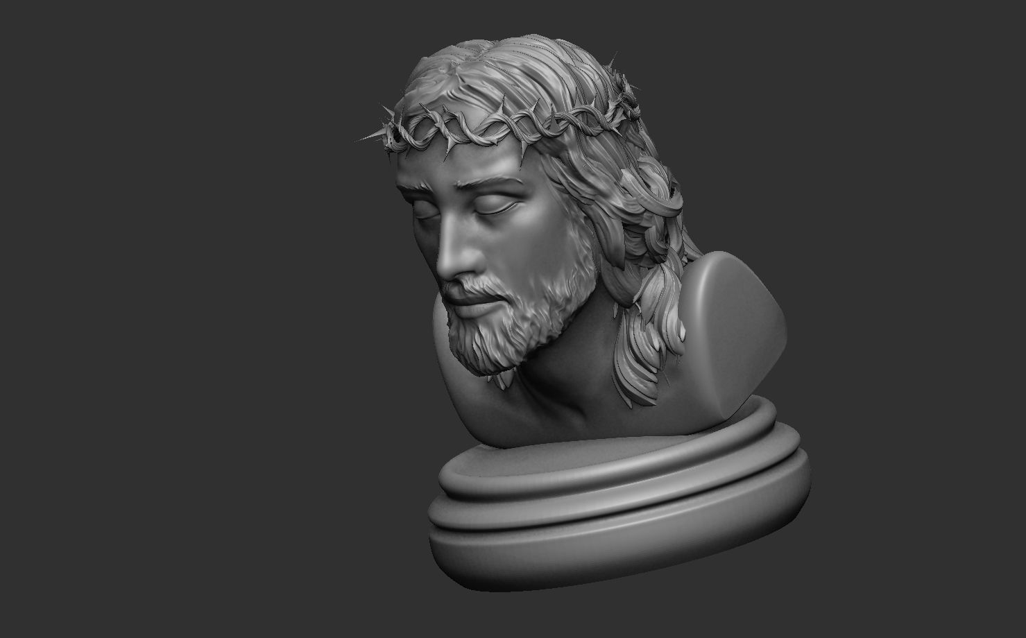 Jesus Christ  Zbrush model 3D model_1