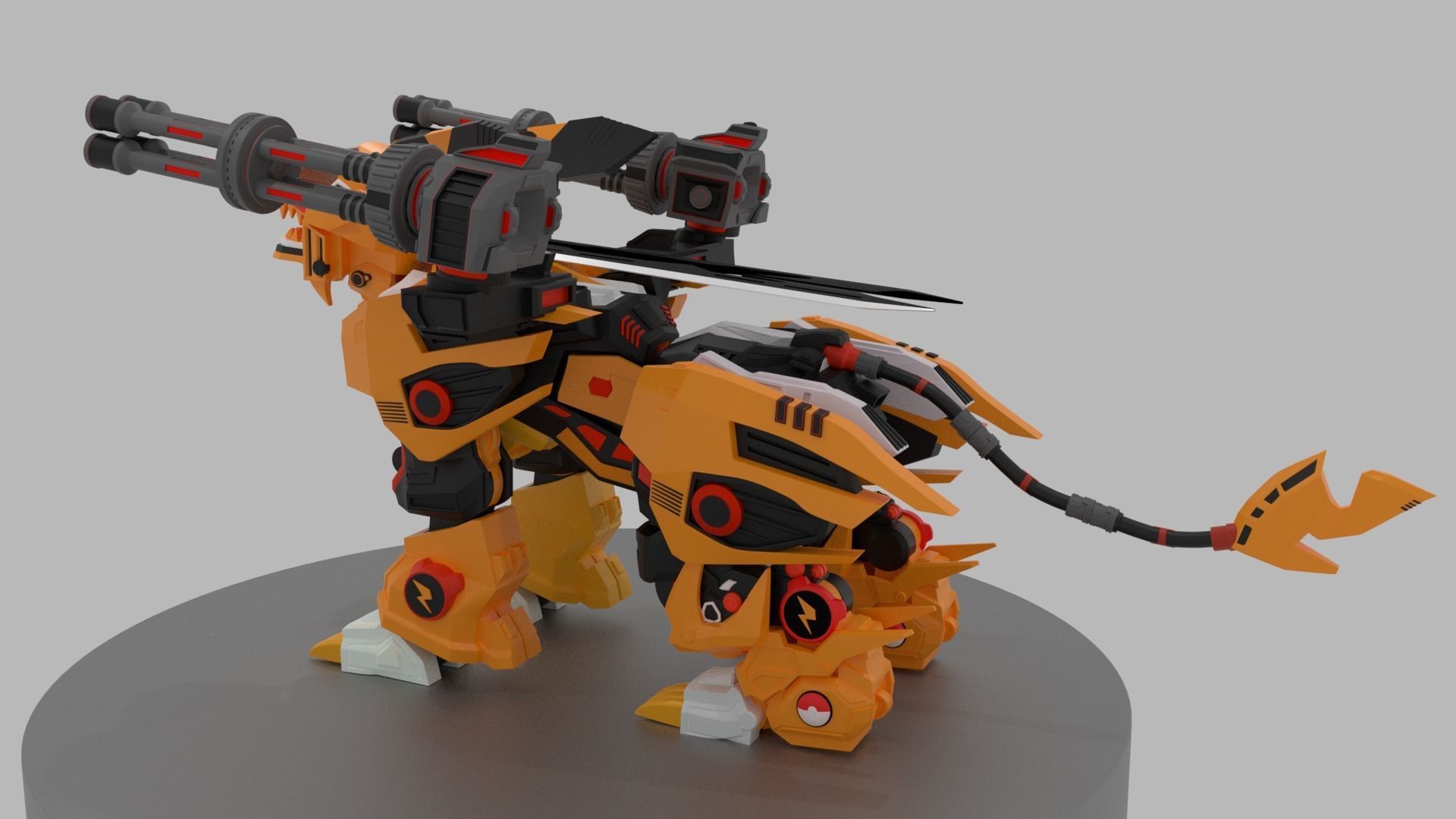 Pokemon zoid 3D print model_3
