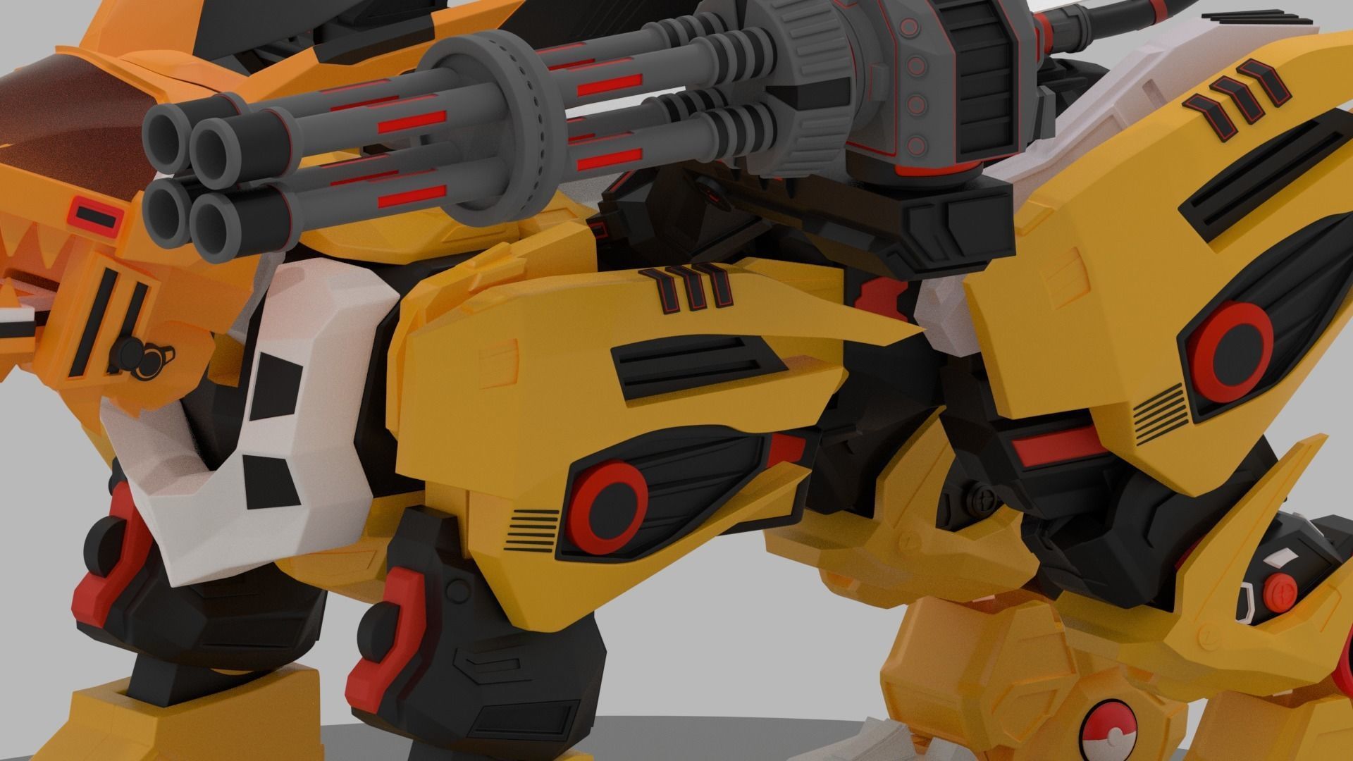 Pokemon zoid 3D print model_11