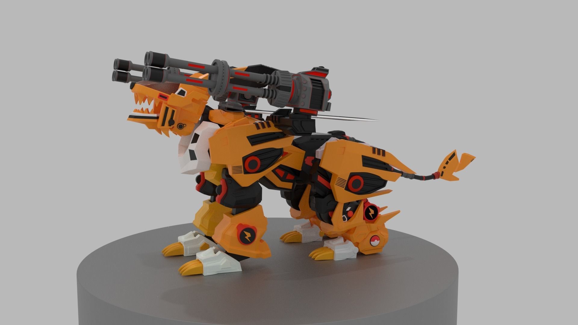 Pokemon zoid 3D print model_5