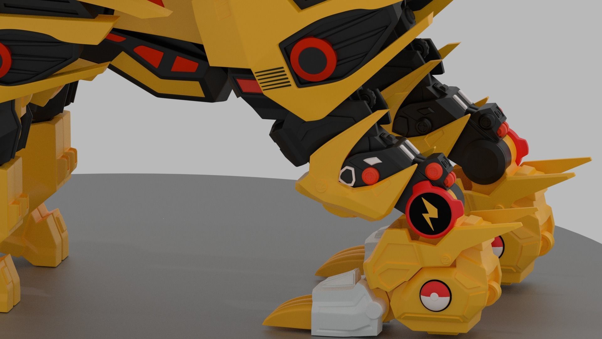 Pokemon zoid 3D print model_14