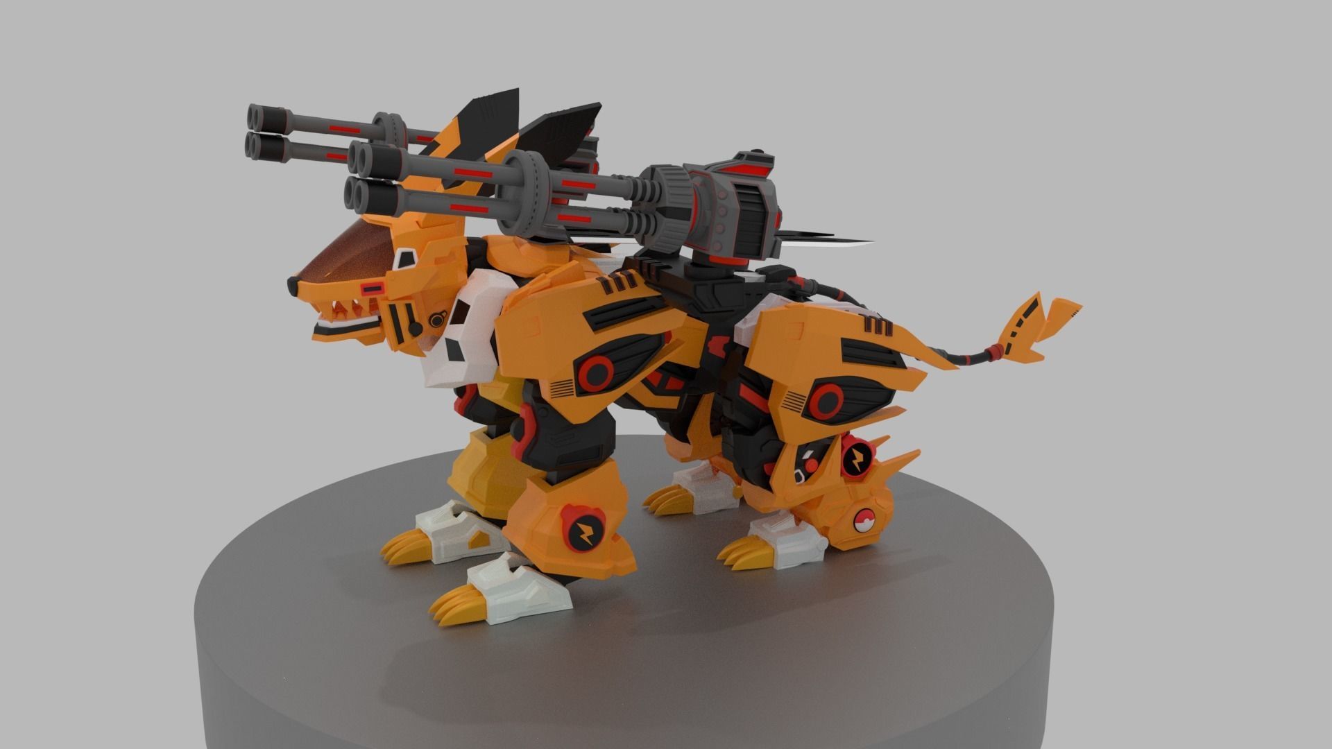 Pokemon zoid 3D print model_4