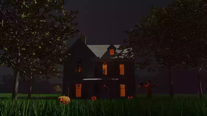 Halloween Theme House 