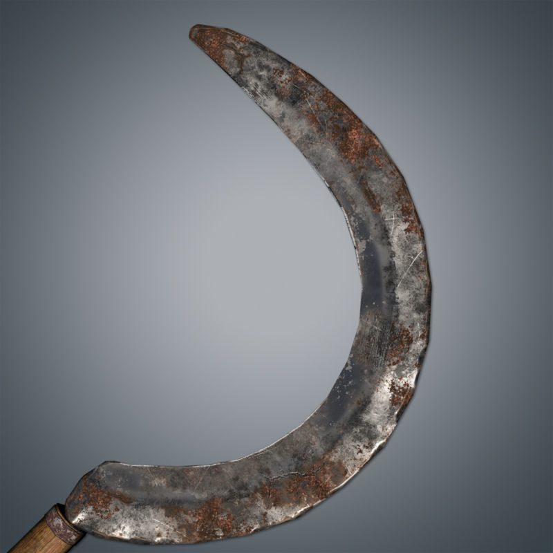 Medieval Tools and Weapons Pack Low-poly 3D model_19