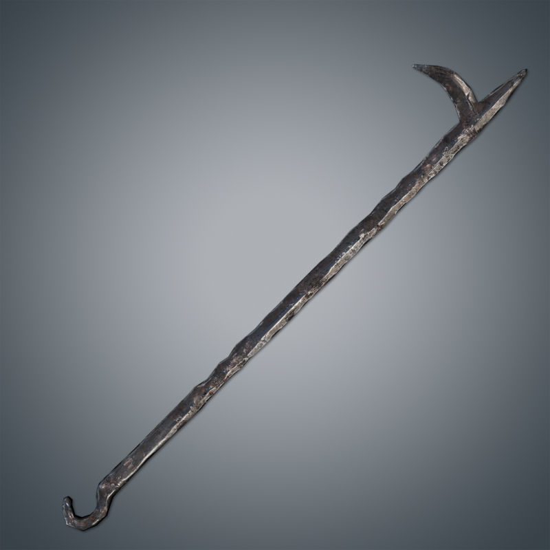 Medieval Tools and Weapons Pack Low-poly 3D model_22