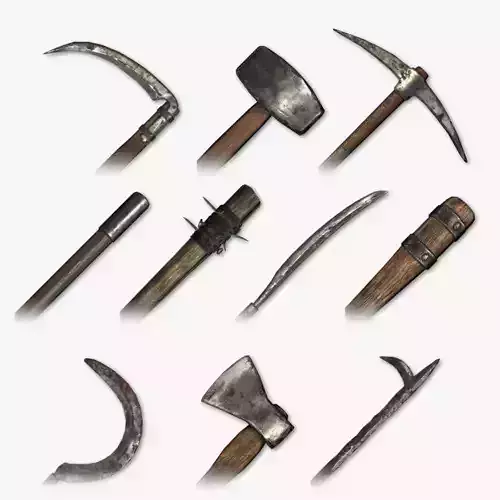 Medieval Tools and Weapons Pack