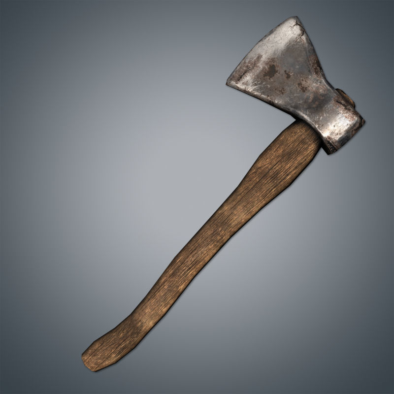 Medieval Tools and Weapons Pack Low-poly 3D model_20