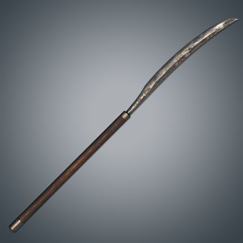 Medieval Tools and Weapons Pack Low-poly 3D model_10