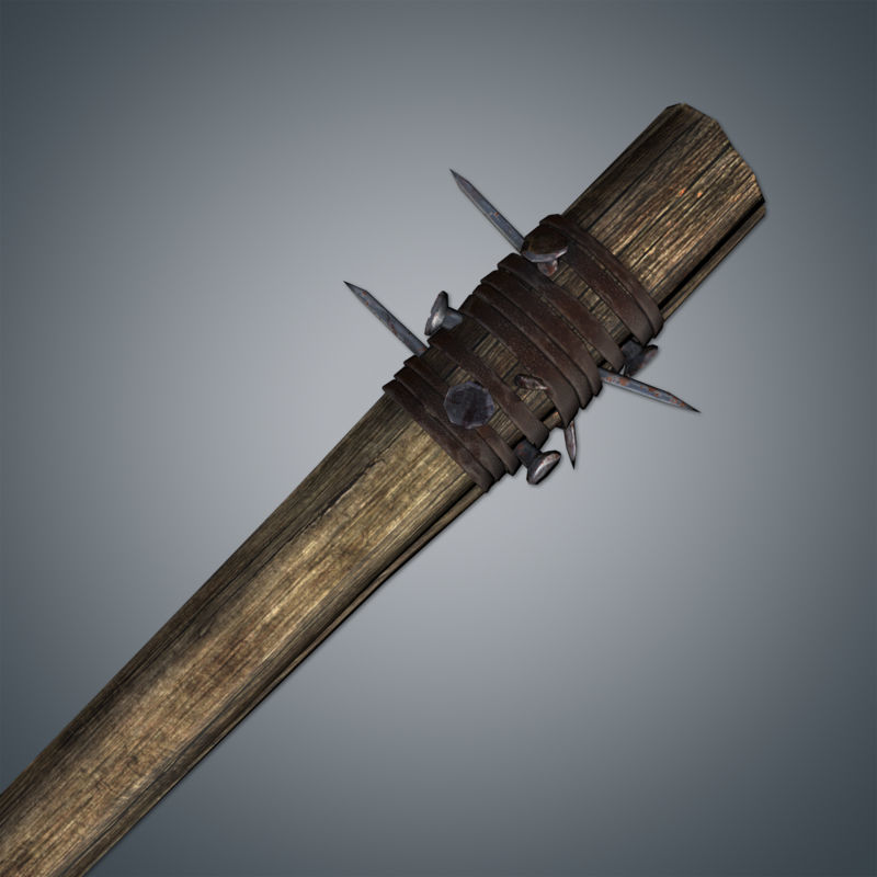 Medieval Tools and Weapons Pack Low-poly 3D model_2