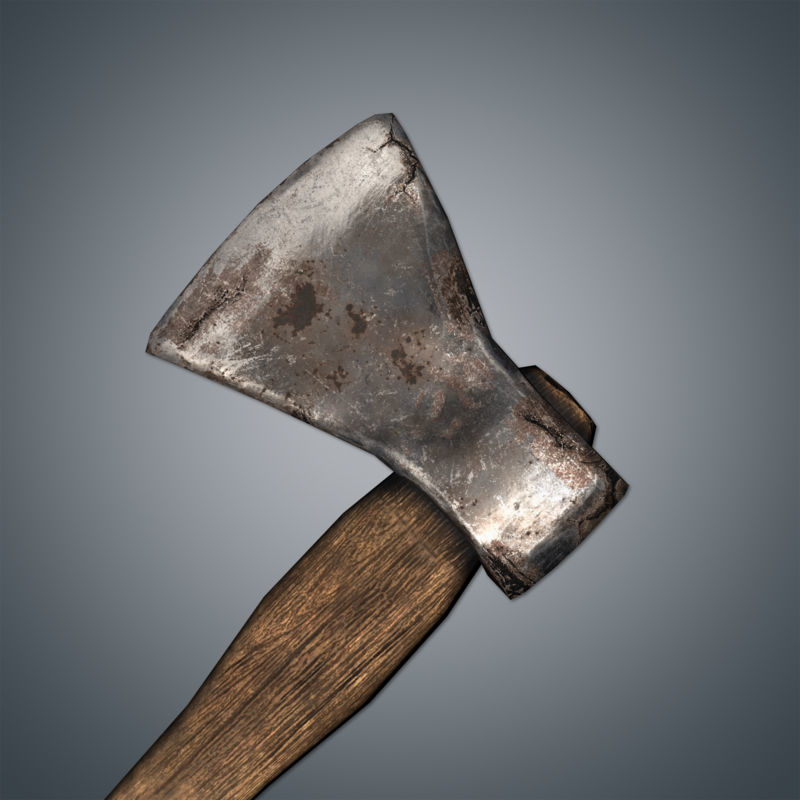 Medieval Tools and Weapons Pack Low-poly 3D model_21