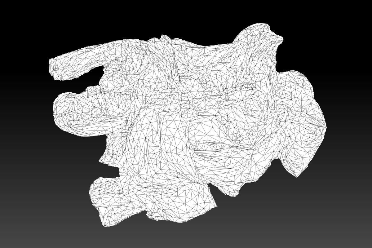 Pile of Cloths 3 Low-poly 3D model_14