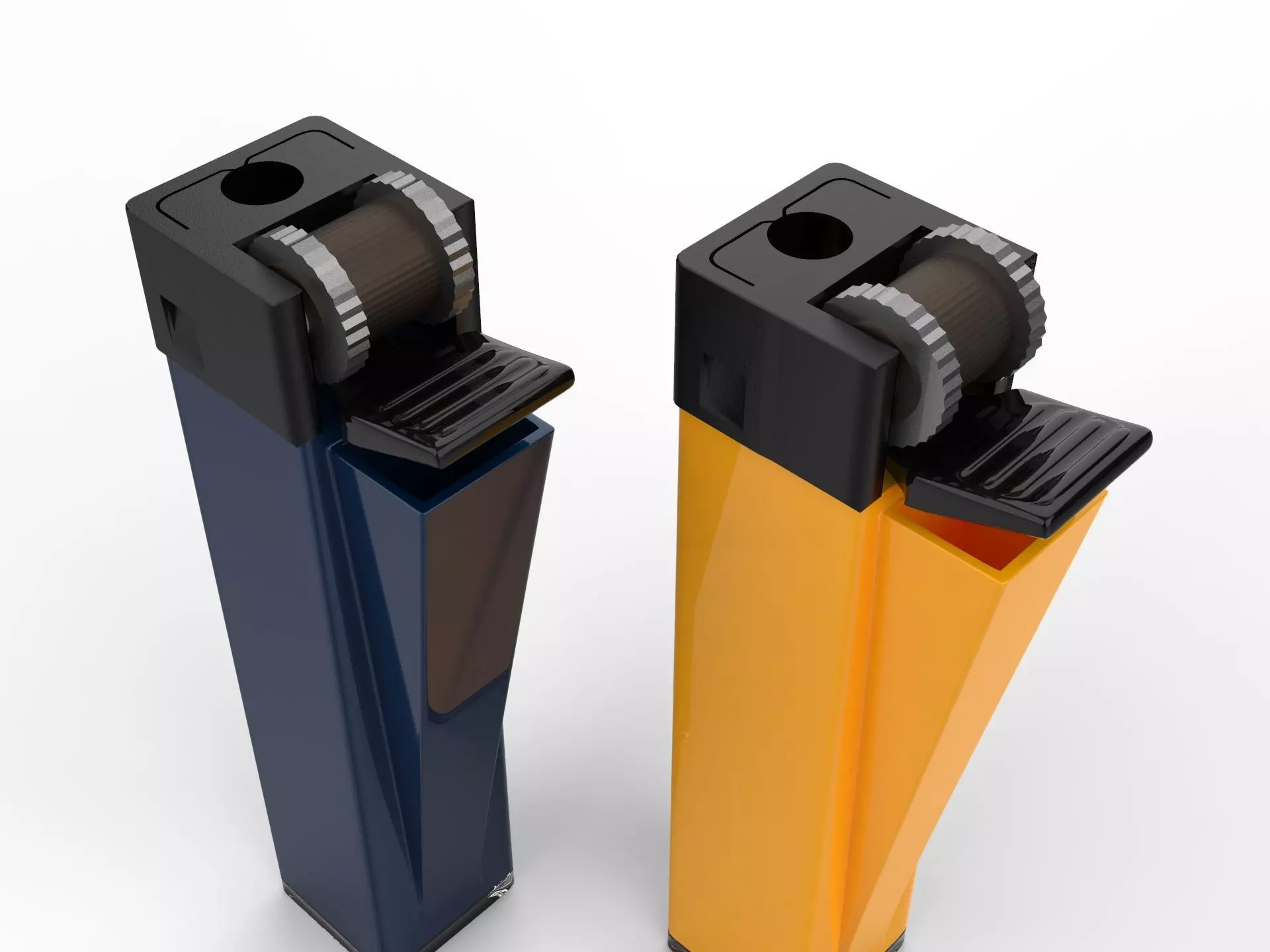Lighter 3D Model cigarette Free 3D model