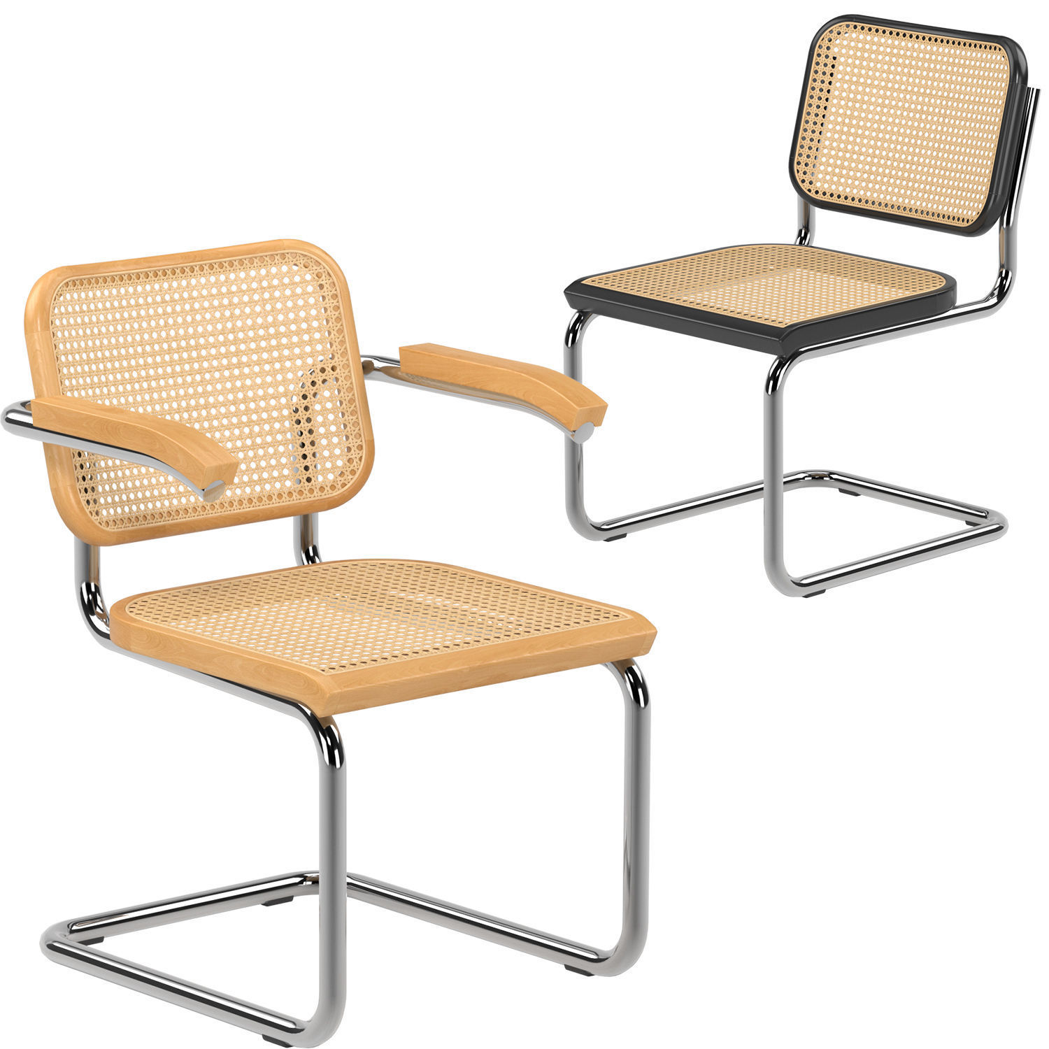 Cesca Chair 3D model_1