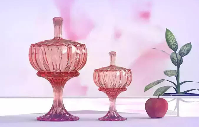 glass DECORE SET 00 Free 3D model