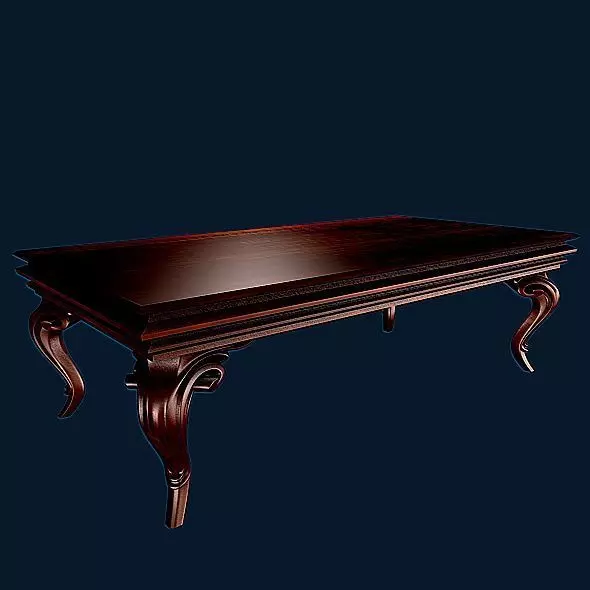 Classic Coffee Table 3D model_0